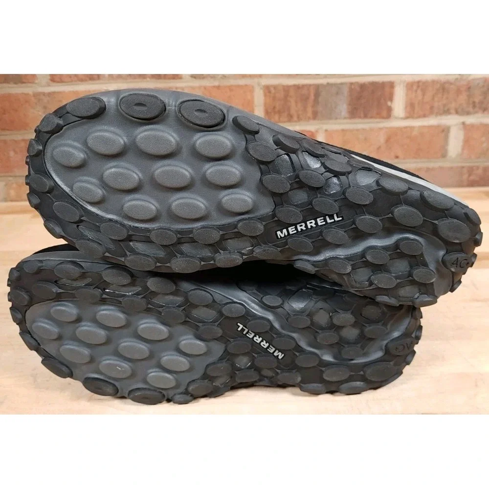 Merrell J91701‎ Jungle Moc AC Slip On Shoes Black Suede Size 13 Sneakers